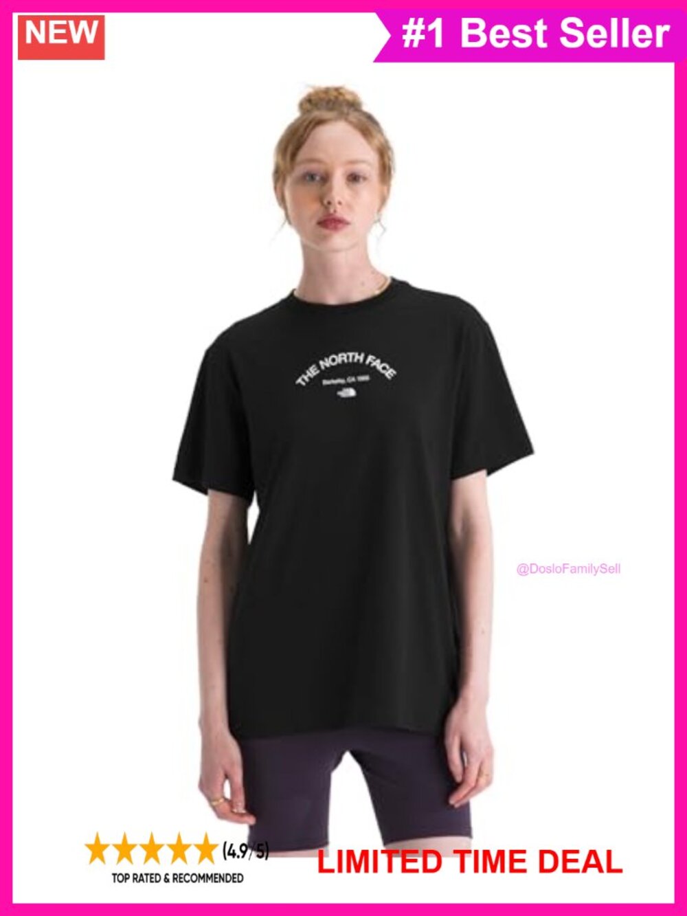 The North Face Women's Home Relaxed Short Sleeve Tee - Casual Graphic T-Shirt,